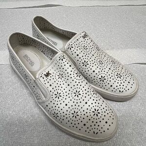 Michael Kors -Mk-women’s Slip On Shoes By Jen Olivia Grey Size 6.5